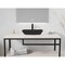 Anzzi Innovio Rectangle Glass Vessel Bathroom Sink with Matte Black Finish LS-AZ911MB - alternate 6